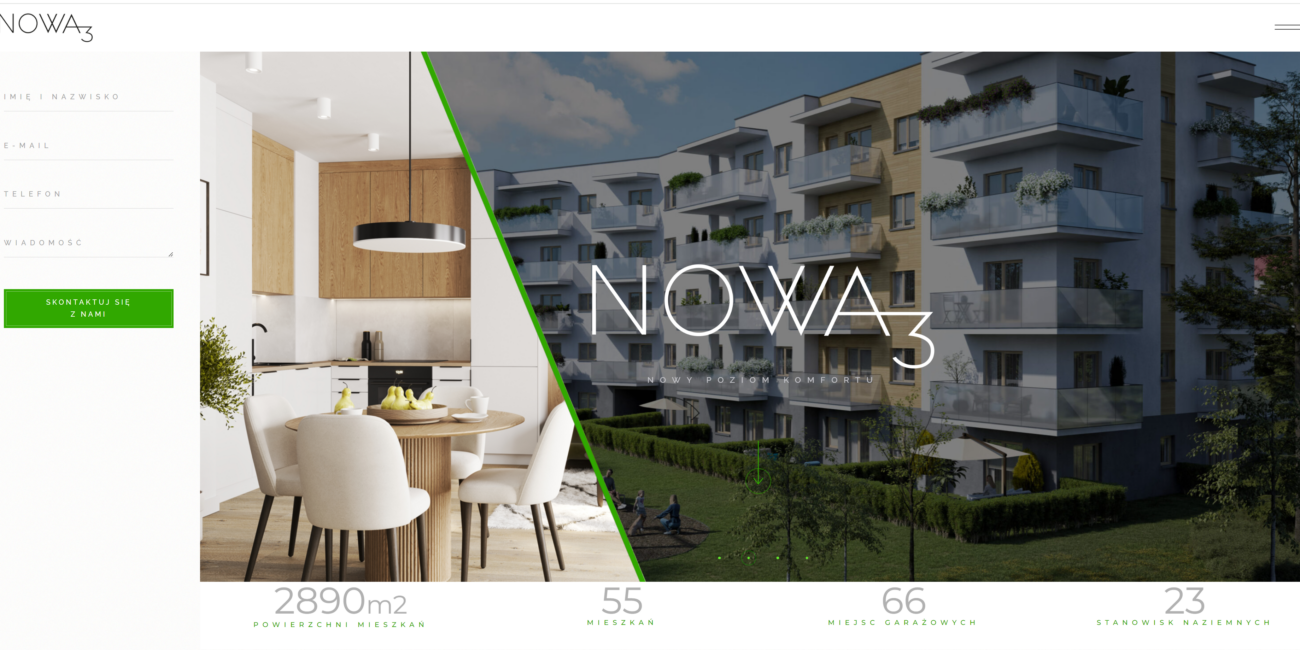 Projekt strony internetowej – Nowa3.pl – PixelSet