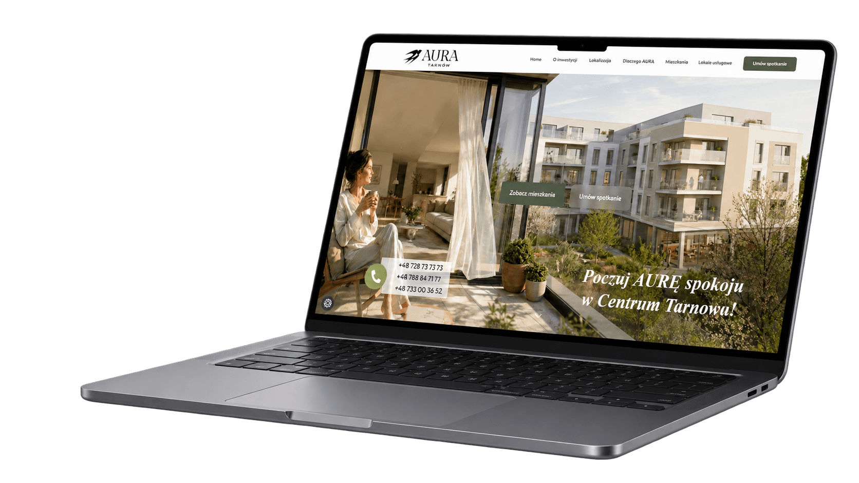 Strona internetowa inwestycji deweloperskiej – realizacja PixelSet